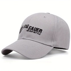 Sig Sauer - Keps - Never settle - Grå