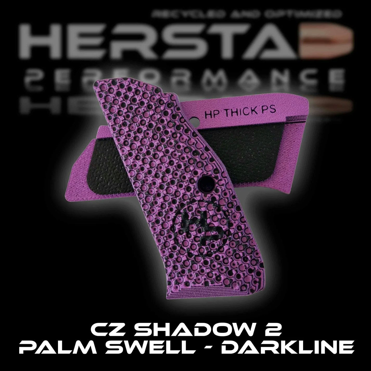 Herstad Performance - CZ Shadow 2 - Darkline - Palm Swell (Thick) - Purple Black (Black logo)