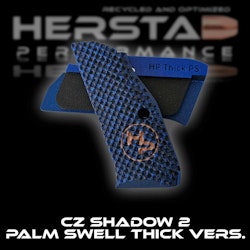 Herstad Performance - CZ Shadow 2 - Palm Swell (Thick) - Blue/Black (Copper logo)