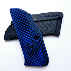 Herstad Performance - CZ Shadow 2 - Darkline - Flat(Thick) - Blue/Black (Black Logo)