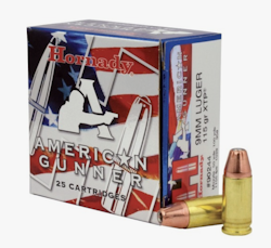 Hornady - American Gunner Ammunition - 9mm Luger - 115 gr - XTP - 25/Box