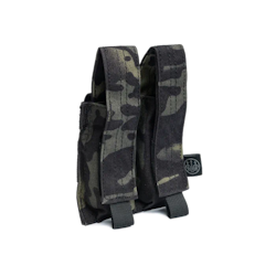 Beretta - Grip-Tac MOLLE Double Pistol Mag Pouch - MultiCam Black