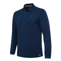 Beretta - Tech Corporate Polo Long Sleeves - Blue Total Eclipse