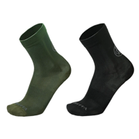 Beretta - Short Shooting Socks - Black and Green