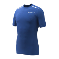 Beretta - Flash Seamless Underwear Short Sleeves - Blue Navy & Blue Beretta