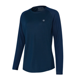 Beretta - Ciel Tech Woman's T-Shirt Long Sleeves - Blue Total Eclipse