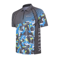 Beretta - Rush Graph Polo - Blue Camoflage