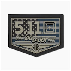 5.11 - Sig Sauer x 5.11 - Emblem Patch - Black (019)
