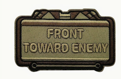 Front toward enemy - Patch - Grön
