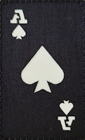 Ace - Patch - Svart