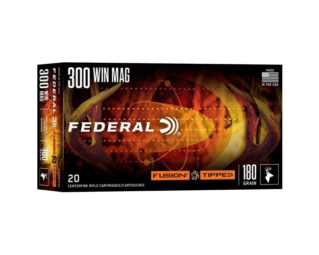 Federal - Fusion Tipped Ammo - .300 Win Mag - 180gr - 20/Box