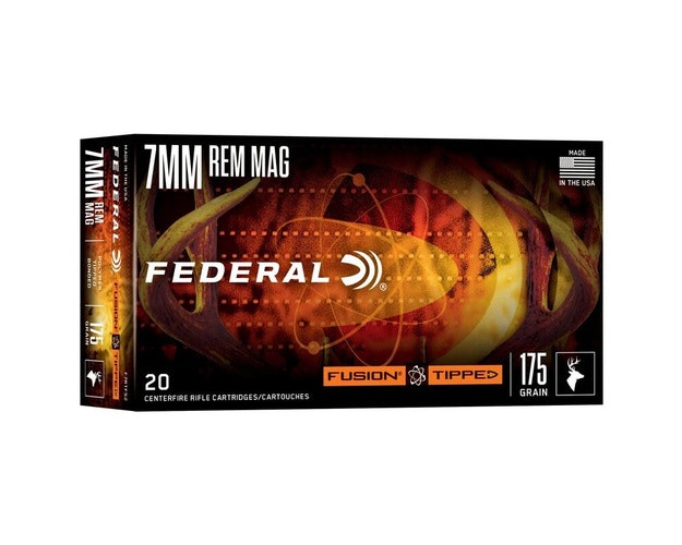 Federal - Fusion Tipped Ammo - 7mm Rem Mag - 175gr - 20/Box