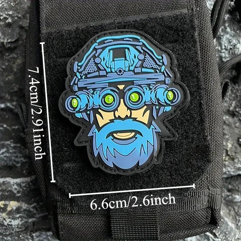 Nattseende – Blå - PVC - Patch