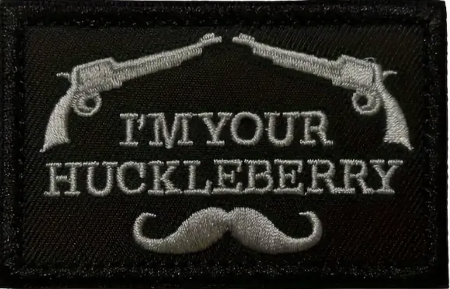 Huckleberry - Svart - Patch