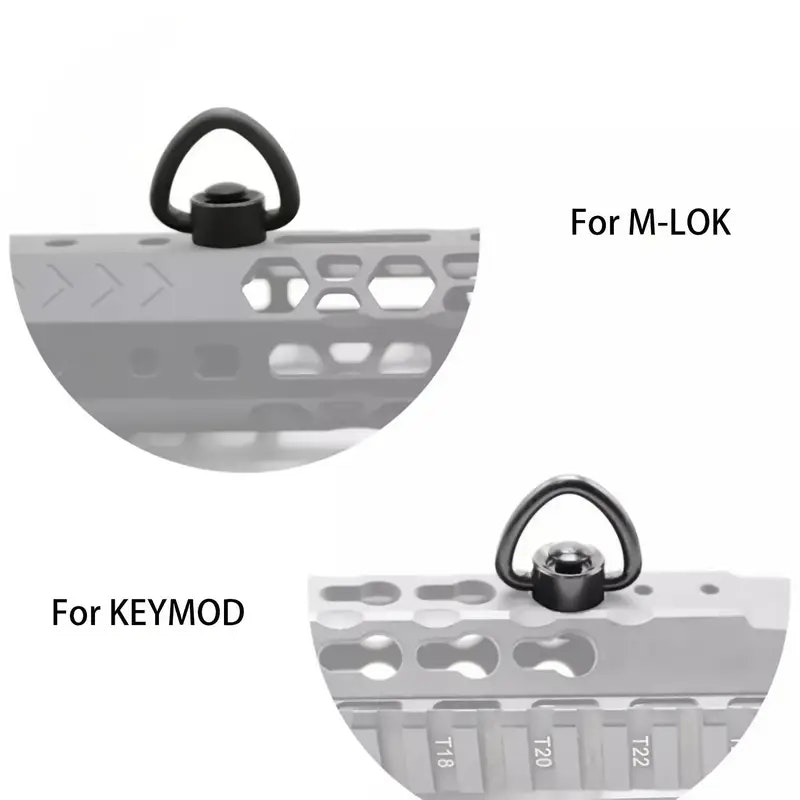 Snabbkopplings-D-Sling Swivels - QD - Steel