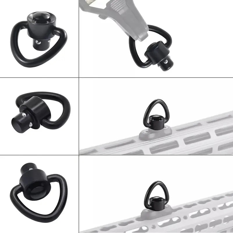 Snabbkopplings-D-Sling Swivels - QD - Steel