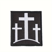 Cross - Svart/Vit - Patch