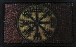 Viking - Compass - Brun - Patch