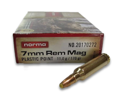 Norma - 7mm Rem Mag - Plastic Point - 11gr/170g - 20/ask