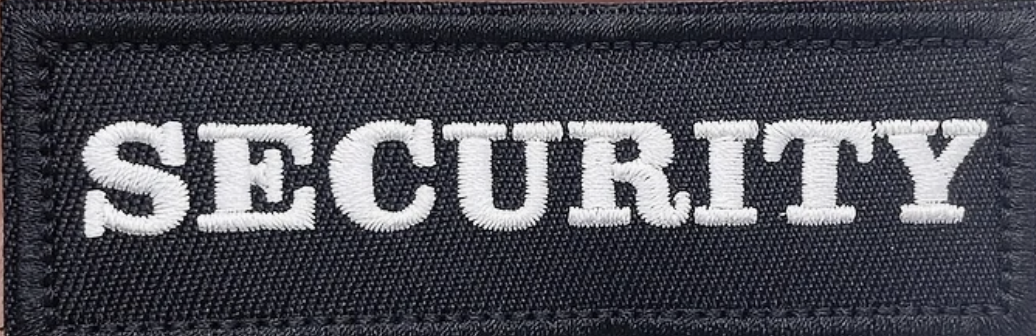 Security - Svart – Patch
