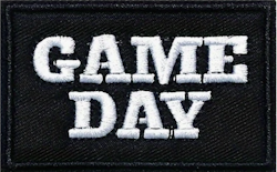 Game Day – Svart – Patch