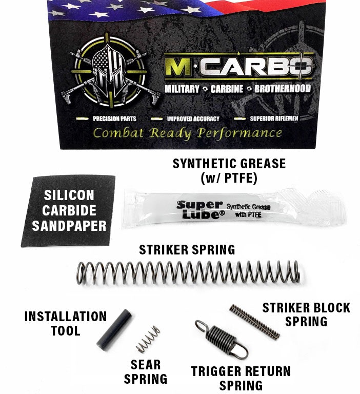M-Carbo - Smith and Wesson - M&P Trigger Upgrade Kit  - 9mm | .357 | .40 cal | .45 ACP