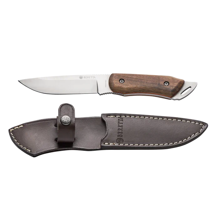 Beretta - Roan Fixed Blade Knife - Brown & Orange