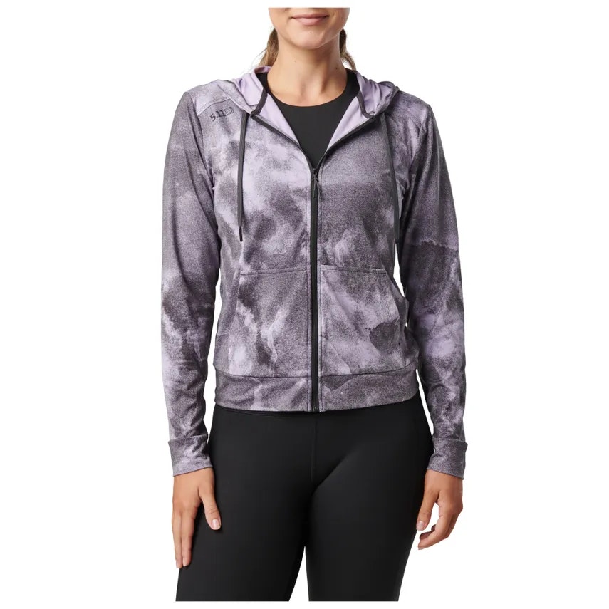 5.11 - PT-R Emily Full Zip - Purple Prep Watercolor Camo (962)