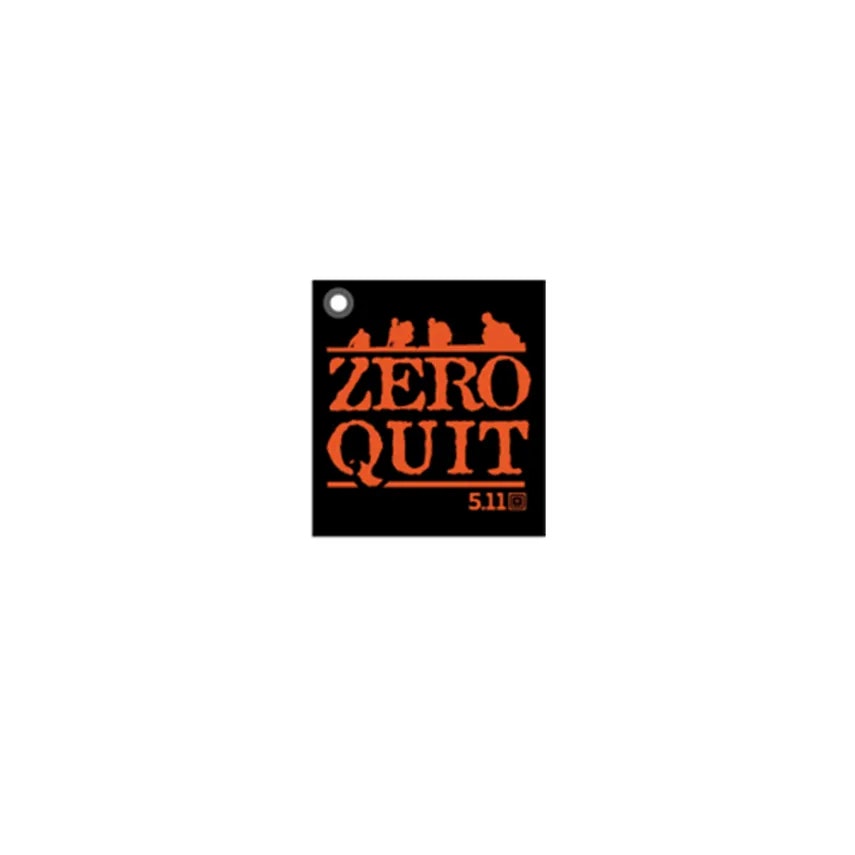 5.11 Zero Quit Patch – liten kardborrepatch med texten ZERO QUIT
