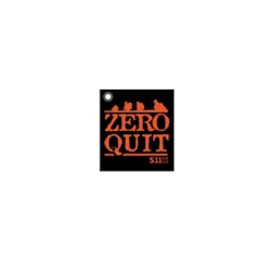 5.11 - Zero Quit Keychain Patch - Orange (461)