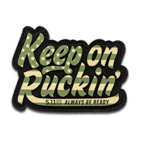 5.11 -  Keep On Ruckin USA Patch - Green (194)