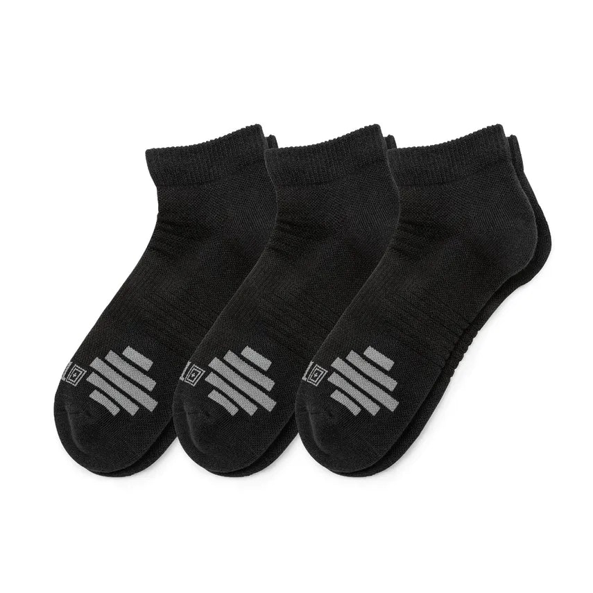 5.11 - PT-R Basic ankle socks (3-Pack) - Black (019)