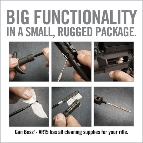 Real Avid Gun Boss AR15 – rengöringsset med fältfodral för 5.56mm AR15