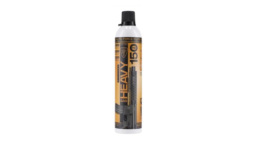 Elite Force Heavy Gas Maintenance 560ml – underhållsgas med silikonolja för GBB-gevär, optimal prestanda vid låga temperaturer, rostfritt munstycke