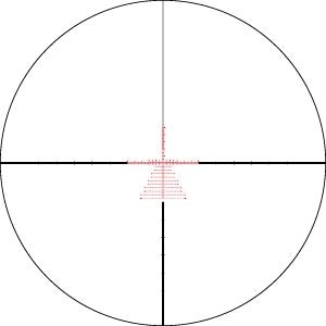 Vortex Strike Eagle 5-25x56 FFP kikarsikte med belyst EBR-7C MRAD-riktmedel