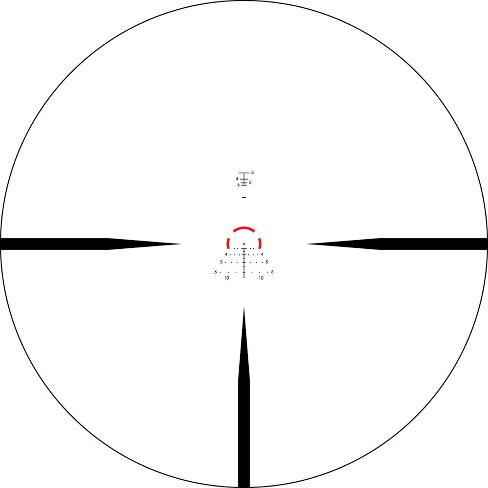 Vortex Strike Eagle 1-8x24 kikarsikte med AR-BDC3 MRAD-riktmedel och belyst riktpunkt