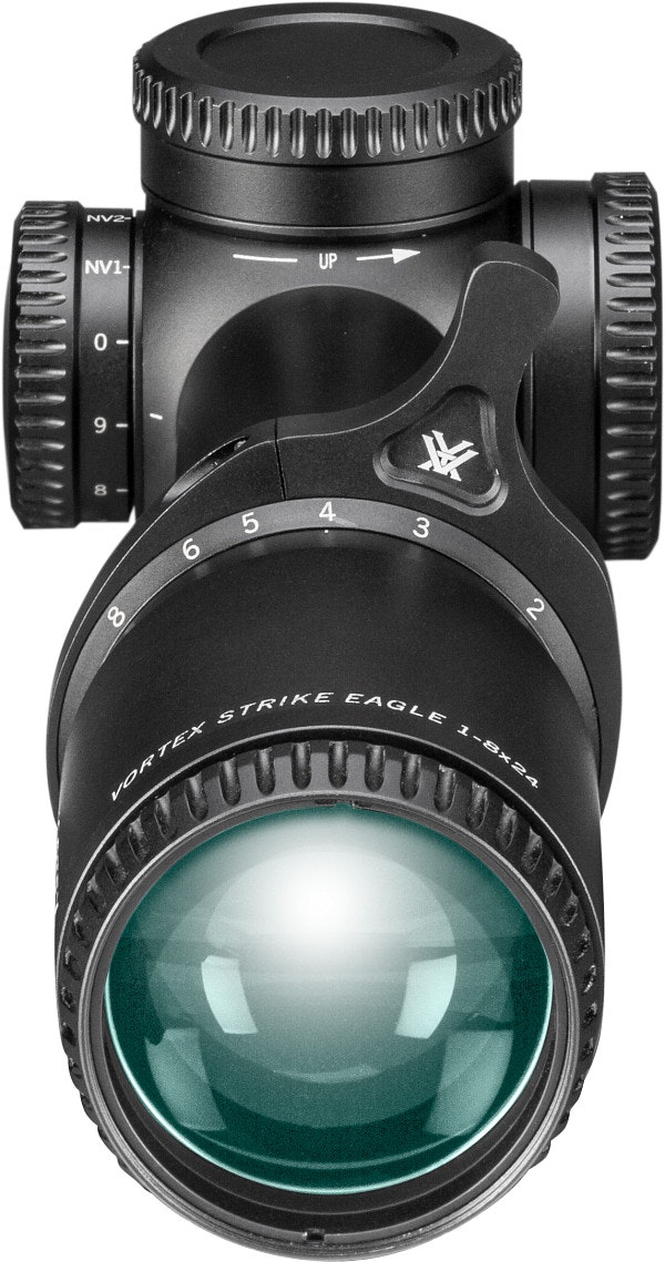 Vortex Strike Eagle 1-8x24 FFP kikarsikte med belyst EBR-8 MOA-riktmedel