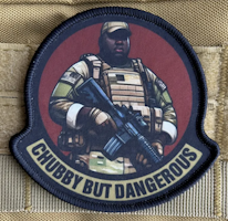 Chubby but Dangerous - Svart - Patch