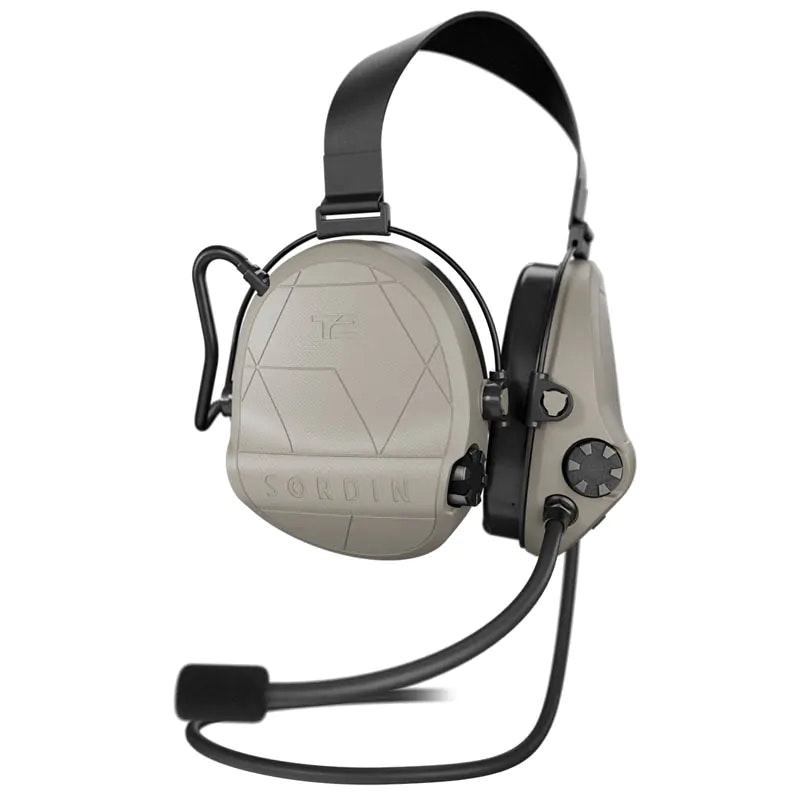 Sordin - Supreme T2 CC Tan Neckband Memory Foam