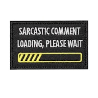 Sarcastic comment loading please wait - Patch
