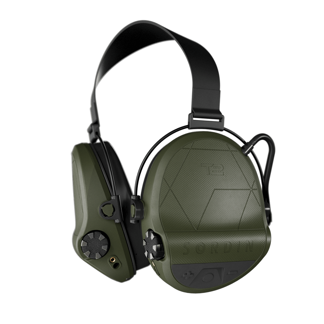 Sordin - Supreme T2 Green Neckband Memory Foam