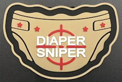 Diaper sniper - Patch - PVC