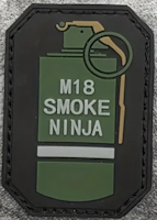 M18 smoke ninja - Patch - PVC