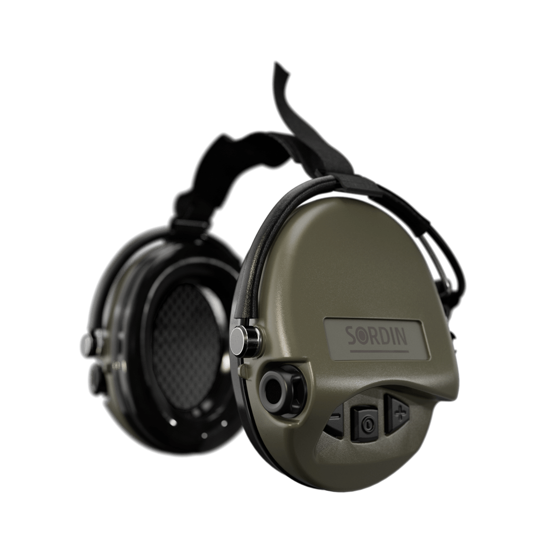 Sordin - Supreme Mil AUX Neckband Green