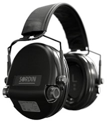 Sordin - Supreme MIL AUX SFA - Slim Headband - Black - GEL