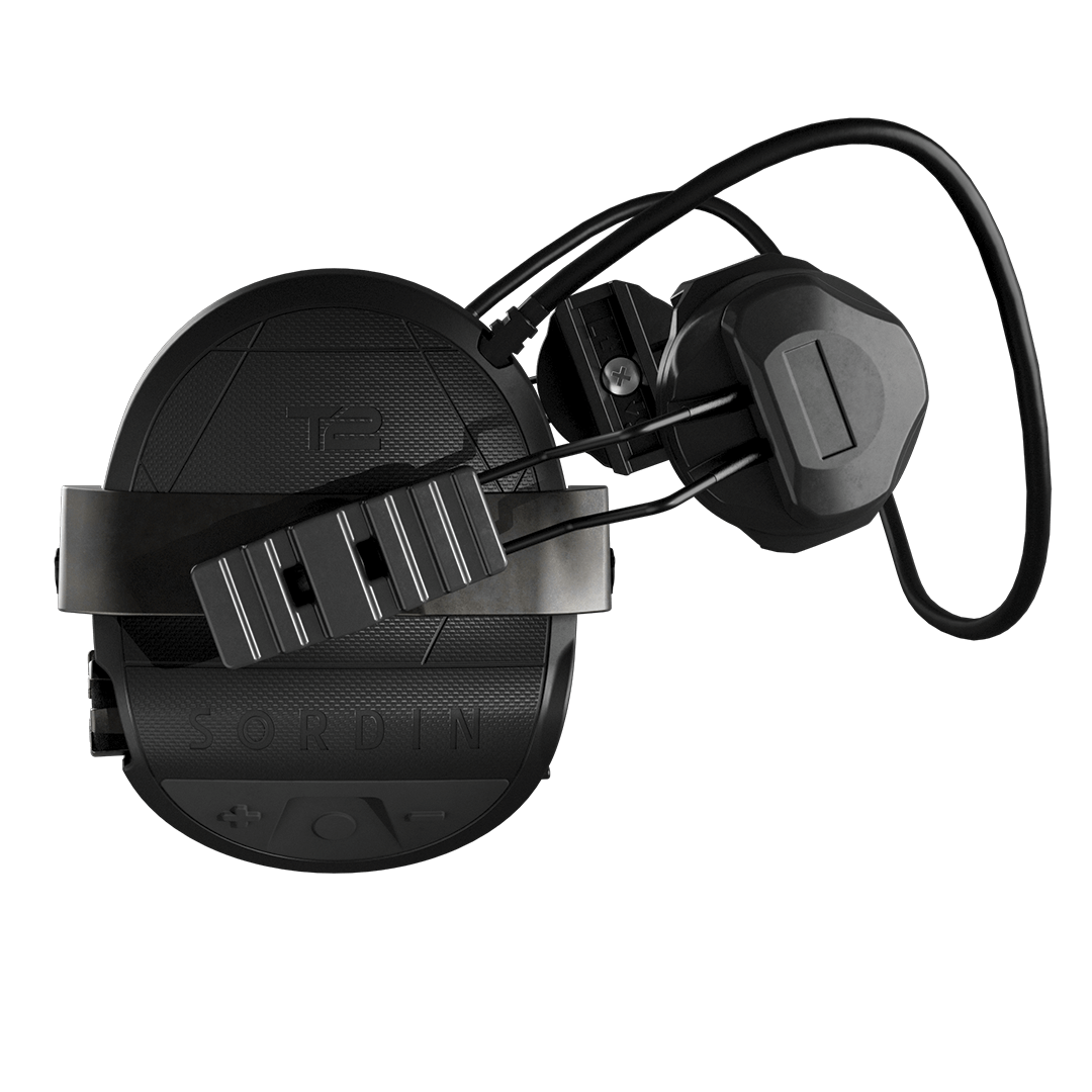 Sordin - Supreme T2 Black RARC Helmet Memory Foam