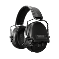Sordin - Supreme MIL AUX SFA - Slim Headband - Black - PVC