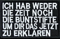 Ich hab weder - Patch