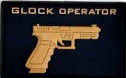 Glock Operator - Brun - Patch - Pvc