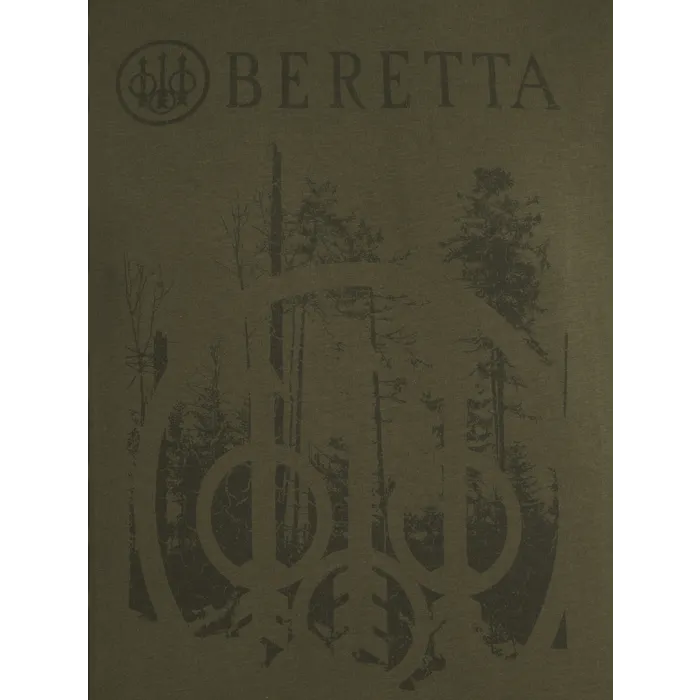Beretta - Outline T-Shirt - Dark Olive